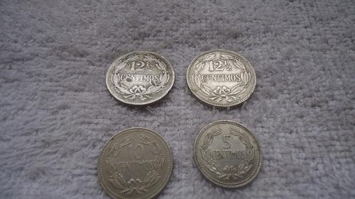 Monedas Venezolanas Antiguas Lochas De 12 1/2 -1958 Y 1946