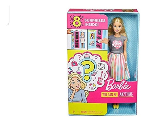 Muñeca Barbie Profesiones Con 8 Sorpresas