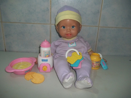 Muñeca Lilte Mommy Original Usada Con Accesorios