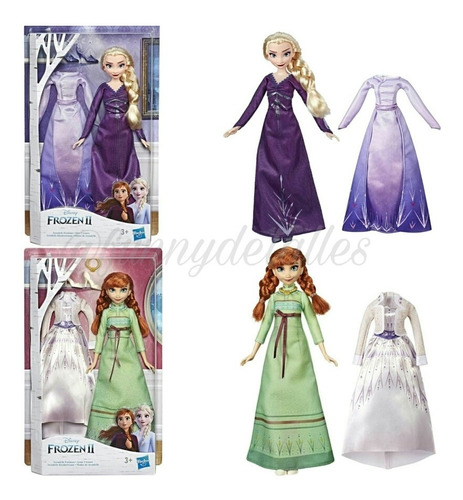 Muñecas Elsa Y Anna Frozen 2 Hasbro