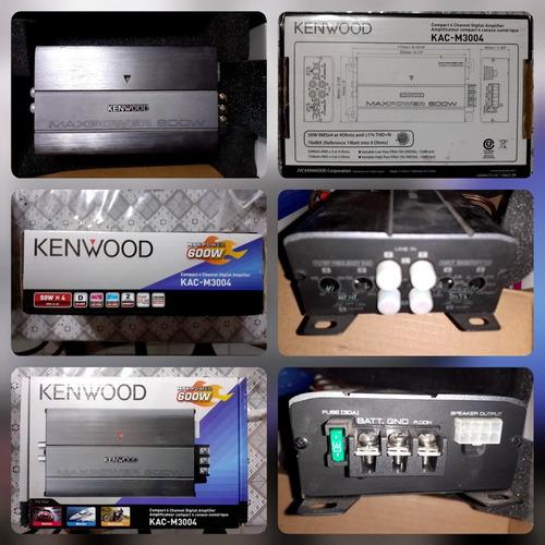 Planta Amplificador Kenwood Compacta 2/4 Canales 600w