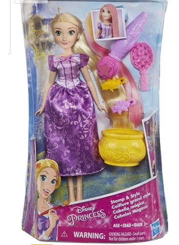 Princesa Disney Rapunzel Con Cabello Mágico
