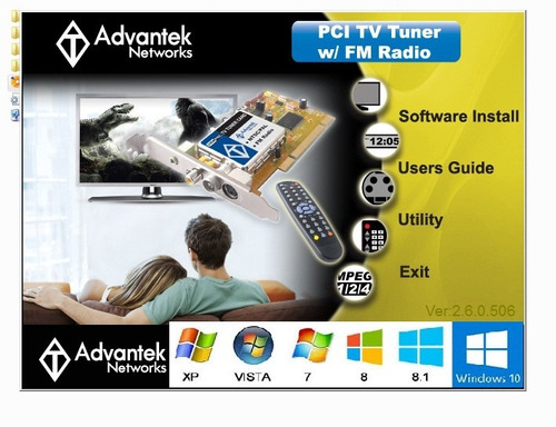 Programa/controlador Tarjeta Modelo Atv-tuner-fm2 Advantek