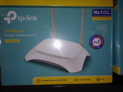 Router Tp-link 2 Antenas Wr-840n 300mbps Wifi