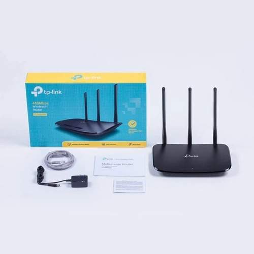 Router Tp-link Tl-wr940n 450mbps Wifi 3 Antenas Inalambrico