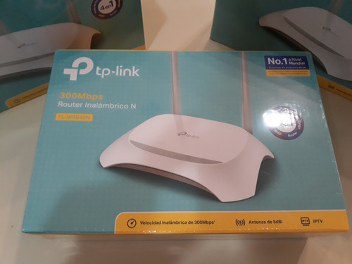 Router Tplink Tl-wr840n Wifi Repetidor Doble Antena Swtich