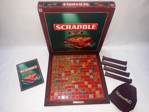 Scrabble Deluxe Original 53582 Mattel Juego Completo Cambio