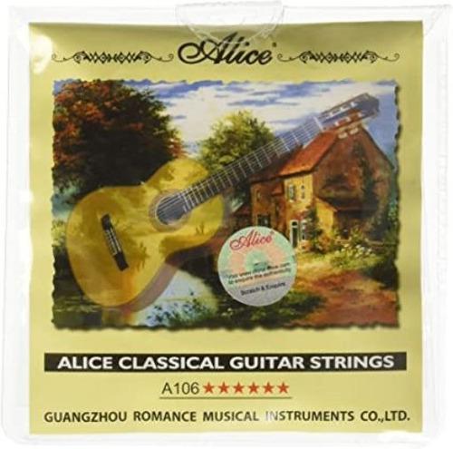 Set Cuerdas Alice Para Guitarra Clasica