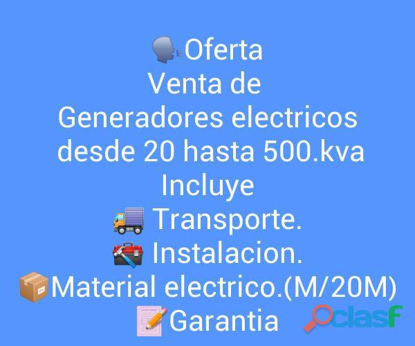 VENTA DE GENERADORES ELECTRICOS