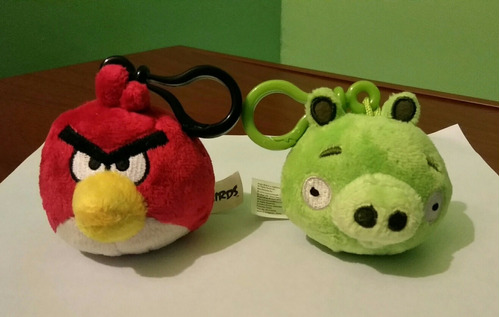 Adornos Para Mochilas De Niños, Angry Birds, En Oferta