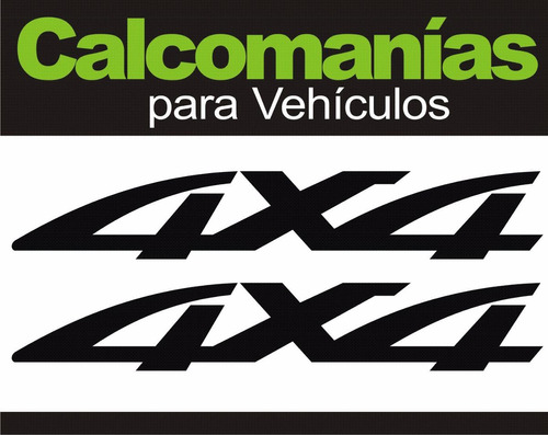 Calcomanía 4x4 Mazda (contenido:2 Unidades)