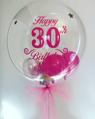 Calcomanías Para Globos Burbujas. Personalizados