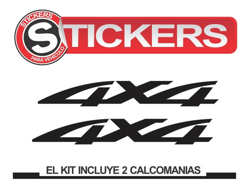 Calcomania 4x4 Mazda Bt-50 (incluye El Par)