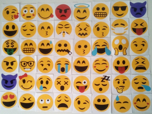 Calcomanias Emoticones-emojis Leer Descrip.