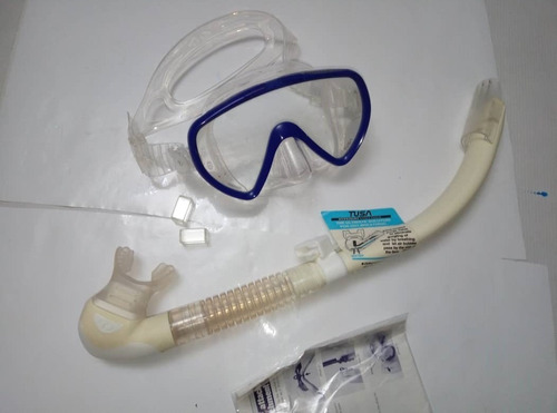 Careta Buceo Y Snorkel Marca Tusa Kit (50vd)