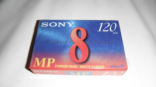 Cinta Video 8 Sony Mp 120 Sellada De Fabrica
