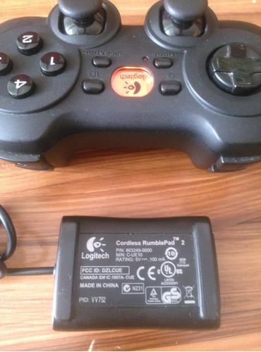 Control Logitech Cordless Rumblepad2 Inalambrico Para Ps3 Pc