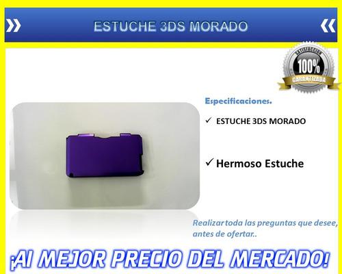 Estuche 3ds Morado+ Set Lapiz Para 3ds