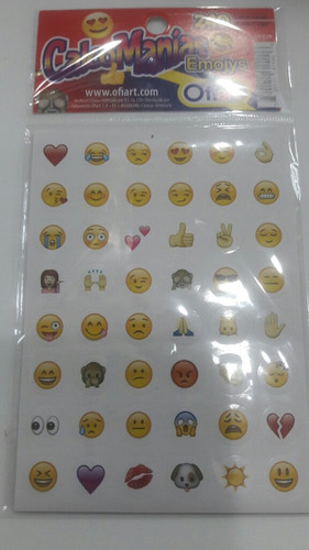 Etiquetas Calcomanias Stickers Emojys Precio 2v