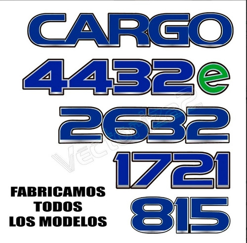 Kits Calcomanias Ford Cargo Fabricamos Todos Los Modelos
