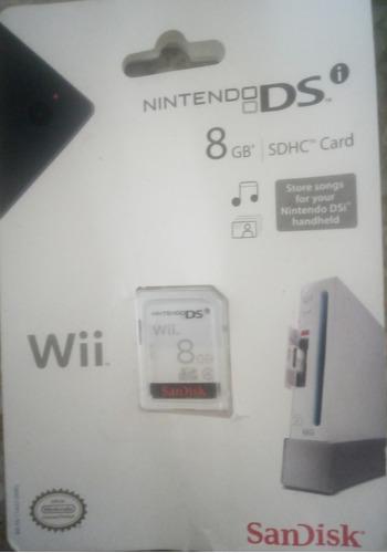 Memoria 8gb Sandisk / Sdhc Card Nintendo ~ Wii