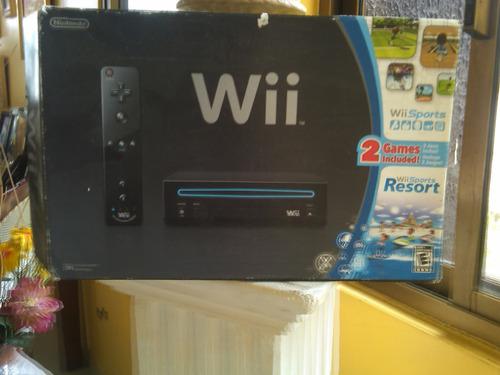 Ofertaaaa!!!! Nintendo Wii Negro Con Juegos