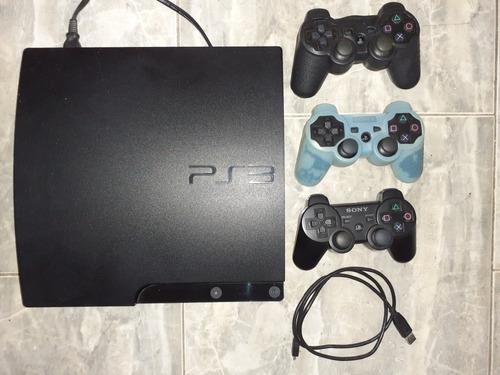 Play Station 3 Slim (usado,2 Controles,15 Juegos)