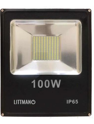 Reflector Led De 100w Multivoltaje Ip 65 Marca Littman