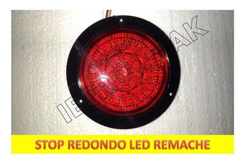 Stop Redondo Led Remache Camiones Autobuses Cavas Bateas