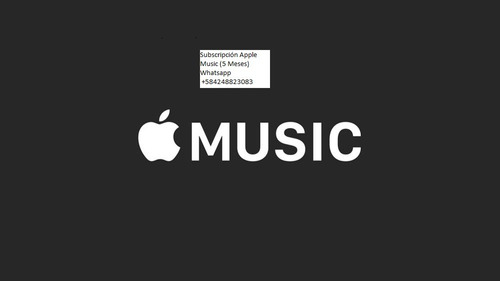 Subscripcion Apple Music (5 Meses)