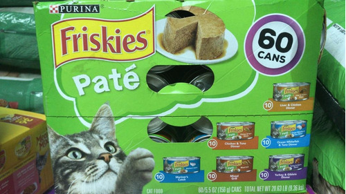 Alimento Para Gatos Friskies Caja Paté 60 Piezas En50v