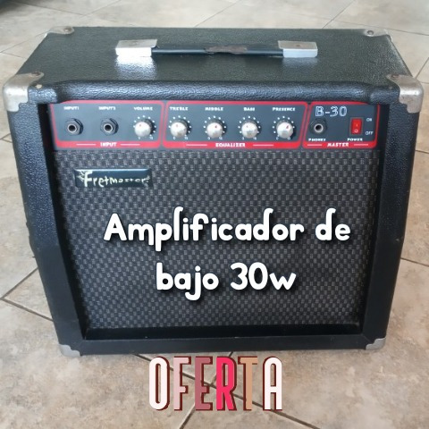 Amplificador De Bajo Fretmaster 30watts