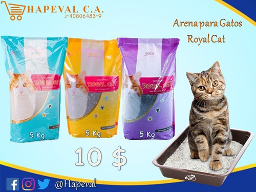 Arena Para Gatos, Royal Cat De 5kg