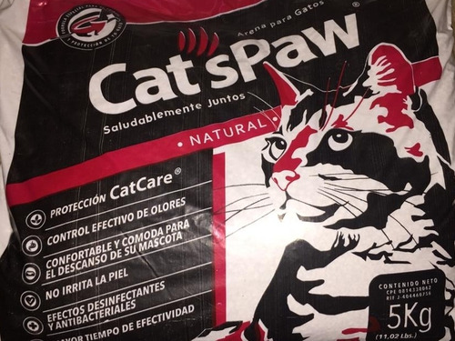 Arena Sanitaria Para Gatos (cat'spaw) Empaque De 5kg
