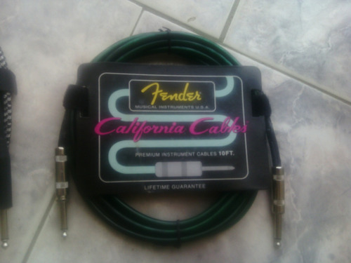 Cables De Guitarras Electrica Marca Fender
