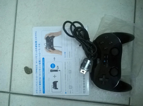 Control Wii Pro Nuevo En Su Caja Color Negro