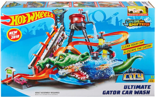 Hot Wheels Ultimate Gator Car Wash Playset