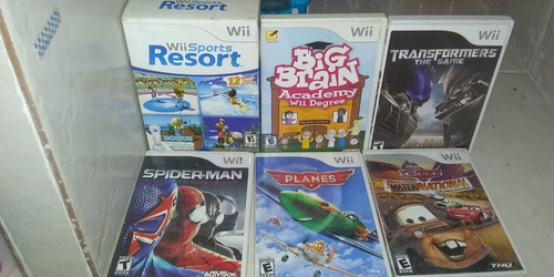 Juego De Wii Nintendo Originales, Resort, Planes Y Otros