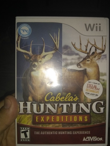 Juego Nintendo Wii Cabelas Hunting Expeditions