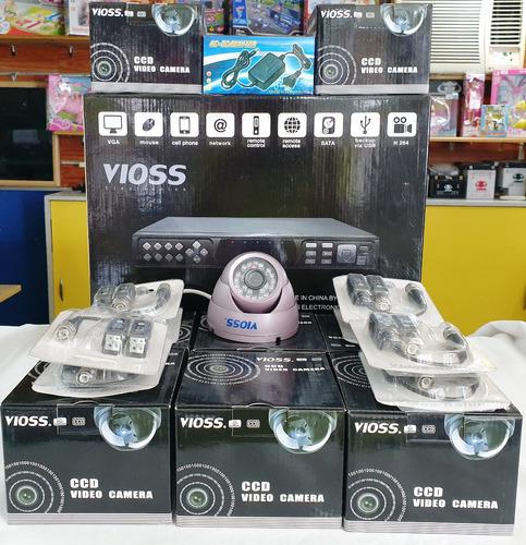 Kit De 8 Camaras De Seguridad + Dvr Cctv Tienda Cod 1098