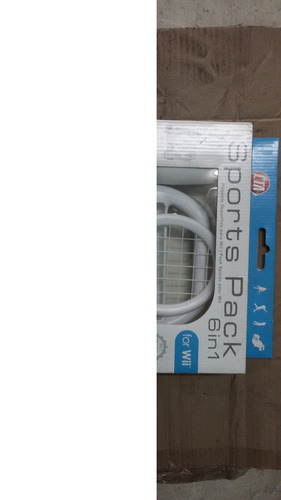 Kit Olimpiadas Wii 6 En 1 Sport Packs Raqueta Bate Volante
