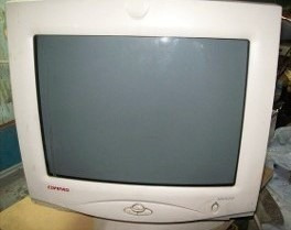 Monitor Compaq Con Cable De Corriente. Oferta