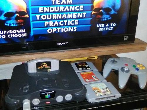 Nintendo 64 + 1 Control Y 4 Juegos