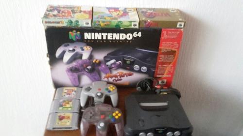 Nintendo 64 Edición Especial Con Caja Y 4 Juegos Clasicos