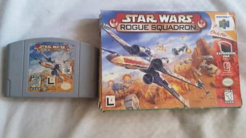 Star Wars Rogue Squadron N64 Con Caja. Sin Manual
