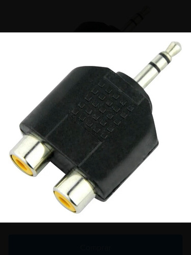 Adaptador Plug 3.5mm A 2 Rca Hembra