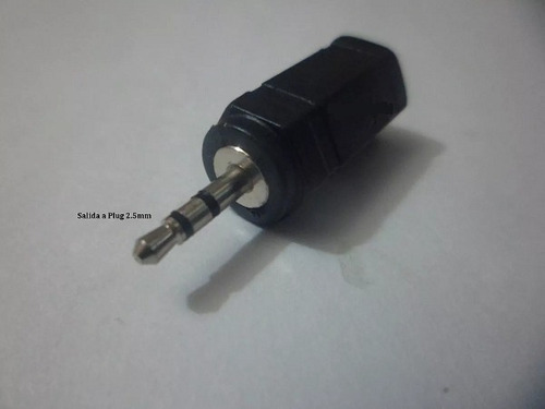 Adaptadores Audio Plug De 3,5mm A Mini Jack De 2,5mm