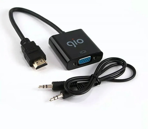 Cable Convertidor Hdmi A Vga Con Audio Laptop Ps4 Xbox Pc