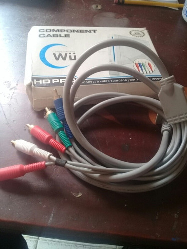 Cable De Audio Y Video De Wii Original Nuevo