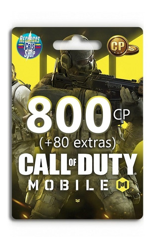 Call Of Duty Mobile - 800 Cp (+80 Gratis)